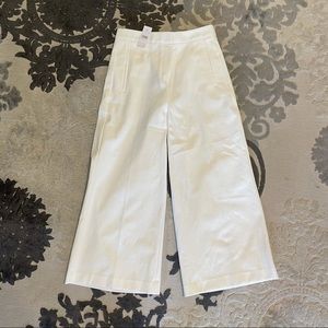 Ann Taylor Wide Leg White Pants - Size 2